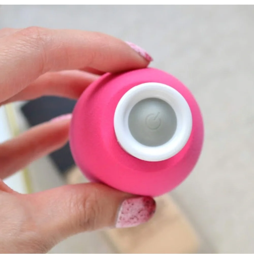 True Glow by Conair Vibrating Makeup Blender with Standing Base